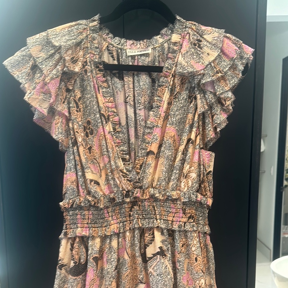 Ulla Johnson Floral Ruffle Dress